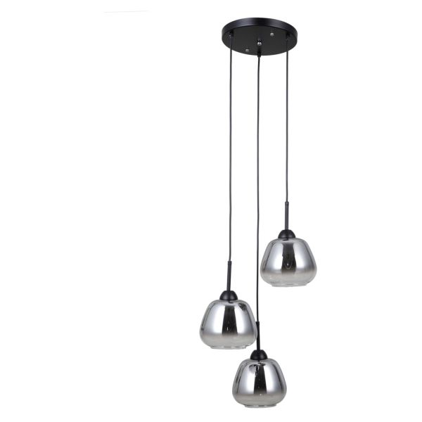 Lampa wisząca Italux PND-40824-3-BK Felis