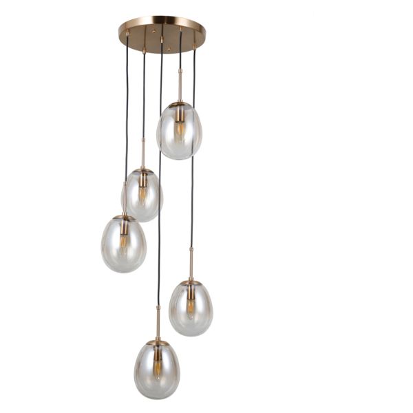 Lampa wisząca Italux PND-40825-5-GD Meolo