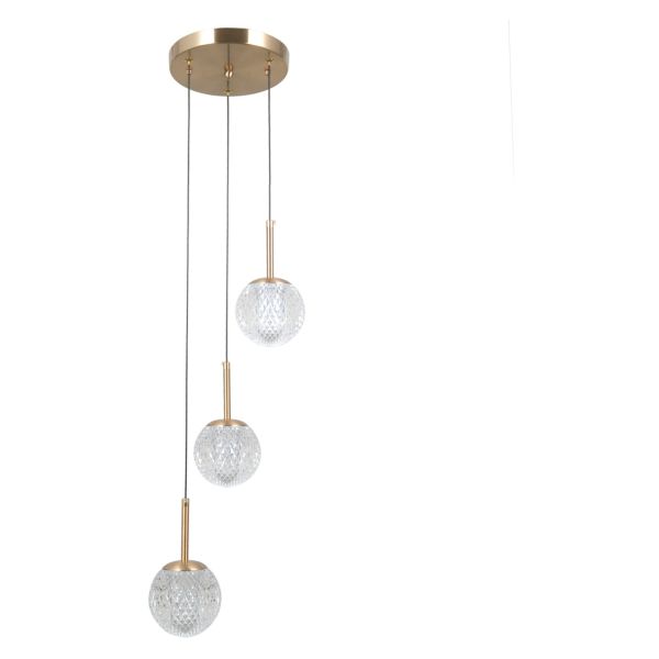 Підвісний світильник Italux PND-40827-3-HBR-CL Padri