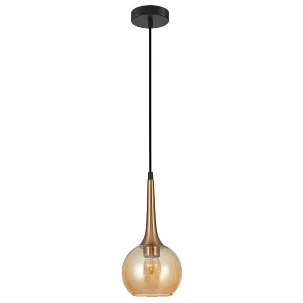 Lampa wisząca Italux PND-42361-1-BRO-AMB Favera