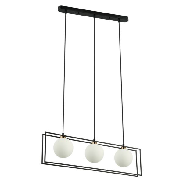 Lampa wisząca Italux PND-53423-3-BK Grosetta