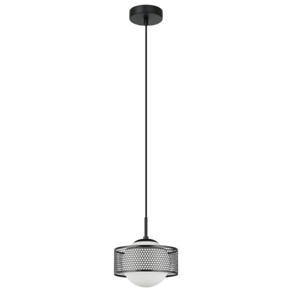 Lampa wisząca Italux PND-55456-1M-BK Lomica