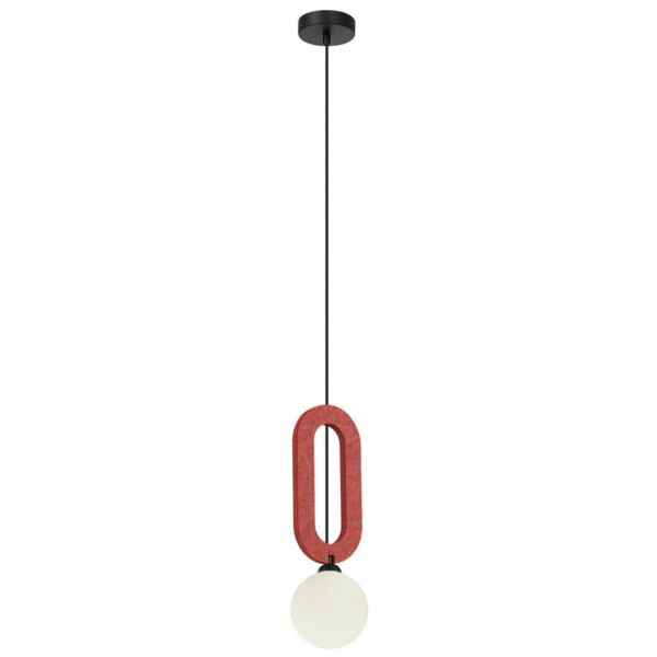 Lampa wisząca Italux PND-59839-1-RED Masso
