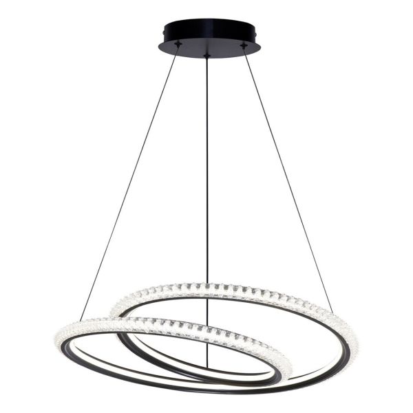 Żyrandol Italux PND-64873-BK Kortia