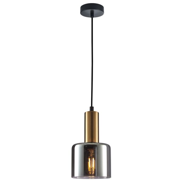 Lampa wisząca Italux PND-65342-1-BRO+SG Santia