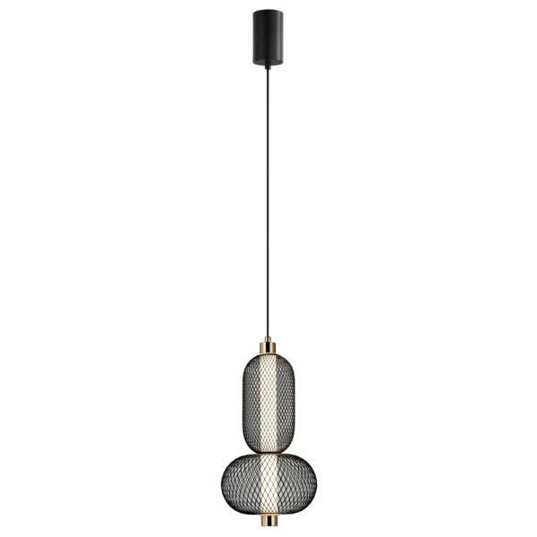 Lampa wisząca Italux PND-84283-2-BK Marco