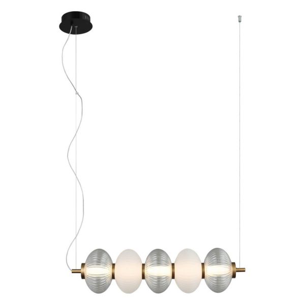 Lampa wisząca Italux PND-84938-4-BK Testa