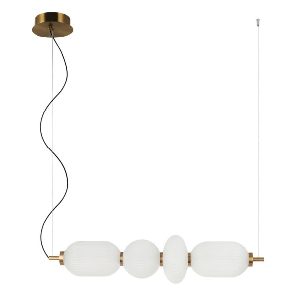 Lampa wisząca Italux PND-8545-4H-AB-WH Nico