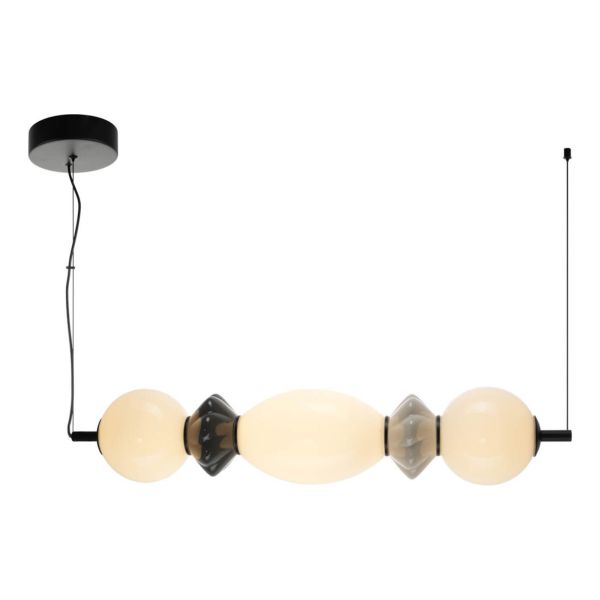 Lampa wisząca Italux PND-94921-3A-BK Balos