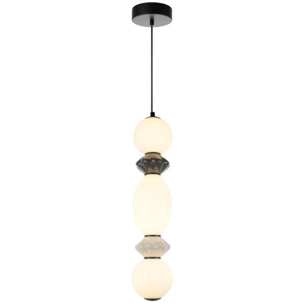 Lampa wisząca Italux PND-94921-3V-BK Balos