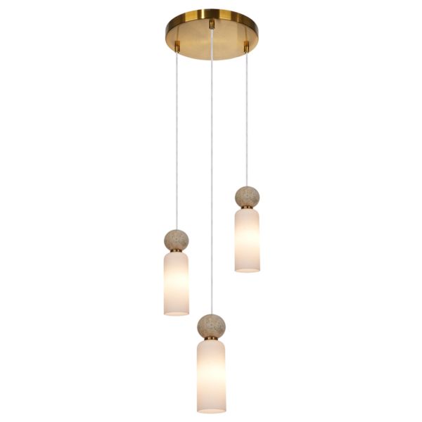 Підвісний світильник Italux PND-95331-3-BRSS Santos