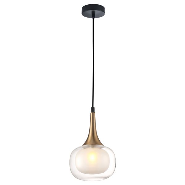 Lampa wisząca Italux PND-99709-1-BRO-CL Konila