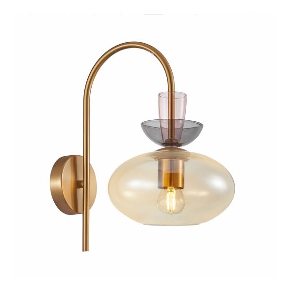 Бра Italux WL-31882-1-GD-AMB Fanda