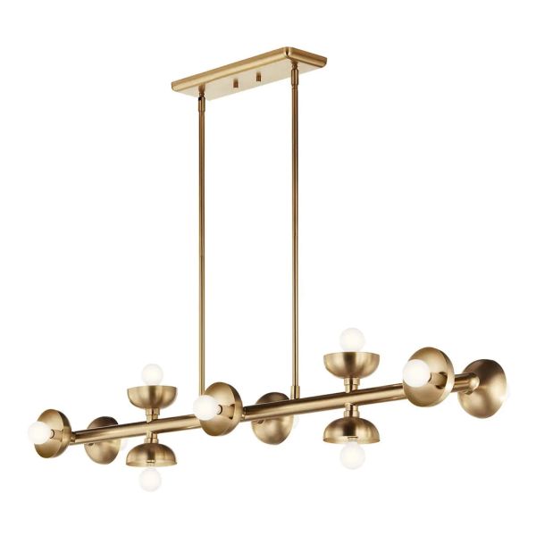 Żyrandol Kichler KL-PALTA-LP10-CPZ Palta 10 lt Linear Champagne Bronze