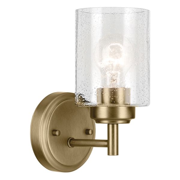 Kinkiet Kichler KL-WINSLOW-1W-NBR Winslow 1 lt Natural Brass