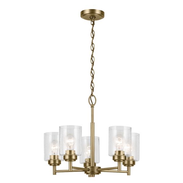 Żyrandol Kichler KL-WINSLOW5-NBR Winslow 5 lt Natural Brass