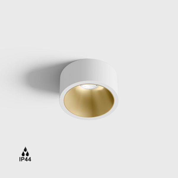 Точковий світильник LTX 01.2203.7.930.WH/BR Invisible Mini Out White/Brass