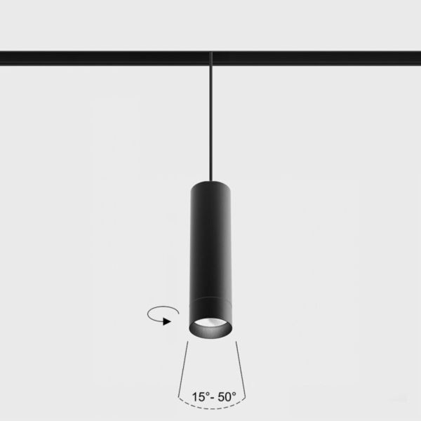 Магнітний трековий світильник LTX 06.0529.13.930.BK.DALI.4x In_line Tub M P 200 Zoom