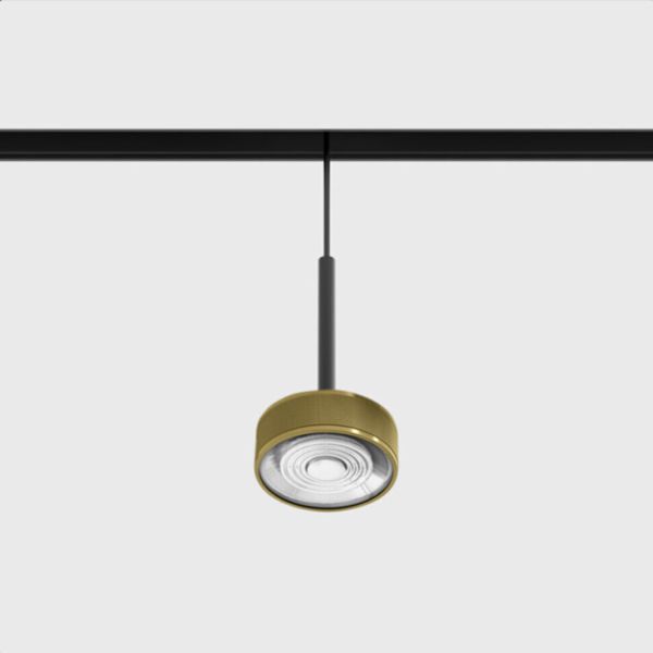 Lampa szynowa magnetyczna LTX 06.7530.7.930.BK.2G + SOL M RING GRAIN BRASS In_Line Sol Mini P