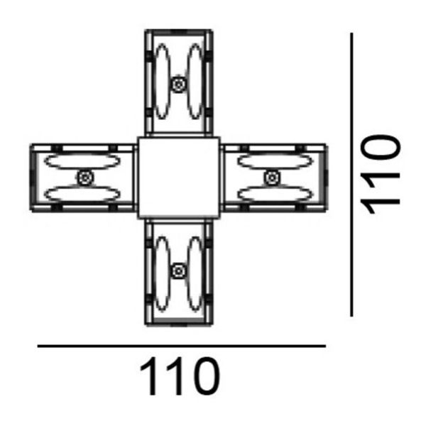 Łącznik X LTX 06.SEQHR.BK In_Line S Corner X