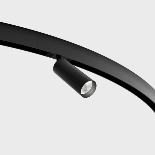 Магнітний трековий світильник LTX 09.0514.19.930.BK In_Ring Tub M A 140