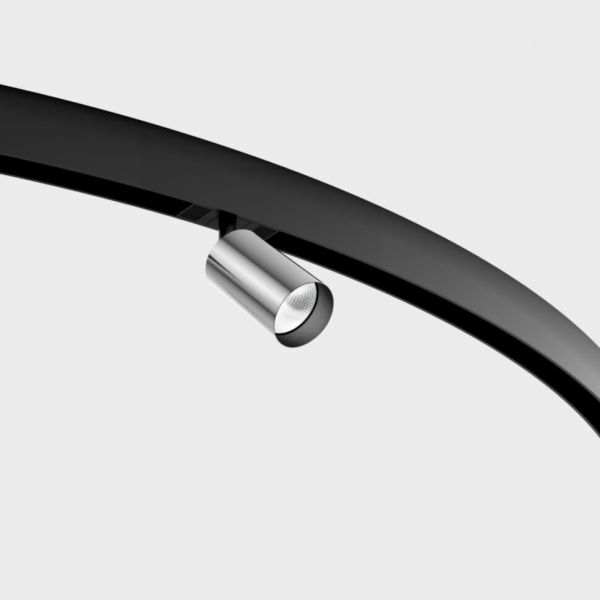 Lampa szynowa magnetyczna LTX 09.0591.13.930.CR/BK In_Ring Tub M A 90