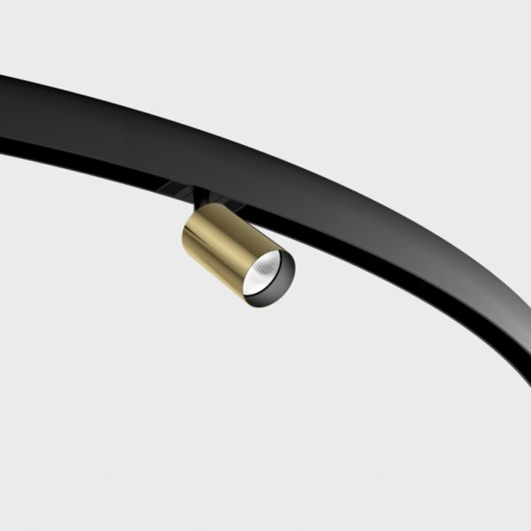 Lampa szynowa magnetyczna LTX 09.0591.13.940.BR/BK In_Ring Tub M A 90