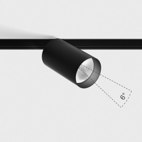 Магнітний трековий світильник LTX 09.0595.9.940.BK In_Ring Tub M Nb