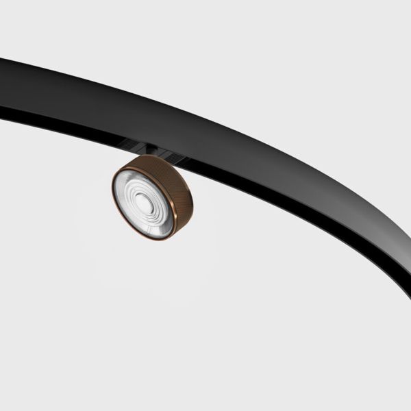 Lampa szynowa magnetyczna LTX 09.7526.7.930.CPG/BK In_Ring Sol Mini