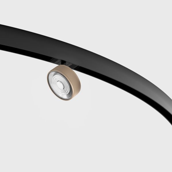 Lampa szynowa magnetyczna LTX 09.7526.7.930.SBG/BK In_Ring Sol Mini