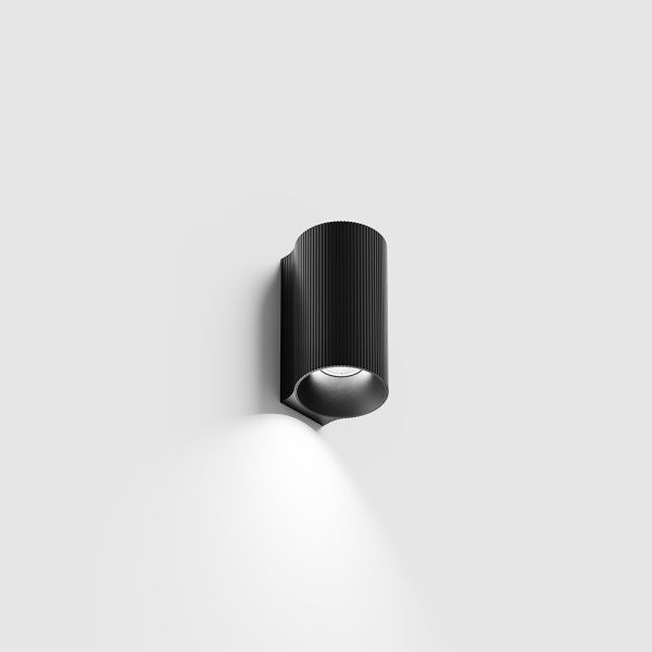 Lampa ścienna LTX 10.0590.5.930.BK Wall Tub M 95 Rib