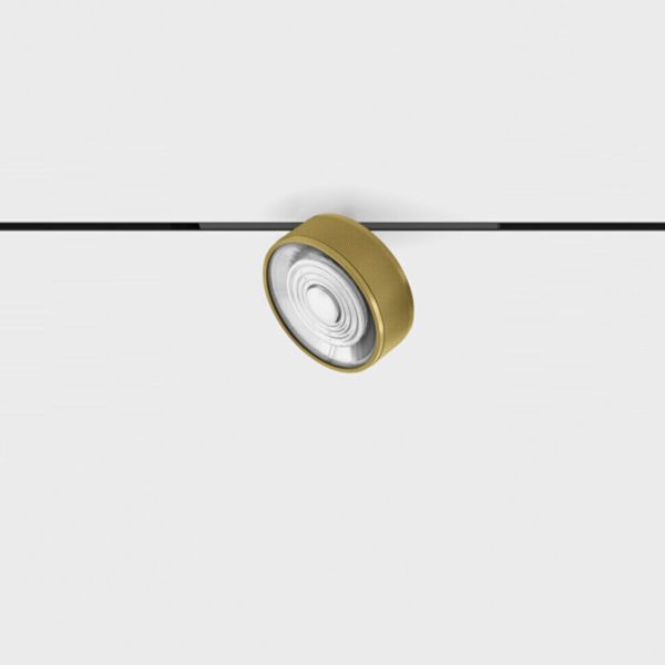 Lampa szynowa magnetyczna LTX 14.7526.7.940.BK + SOL M RING GRAIN BRASS Micro_line Sol Mini