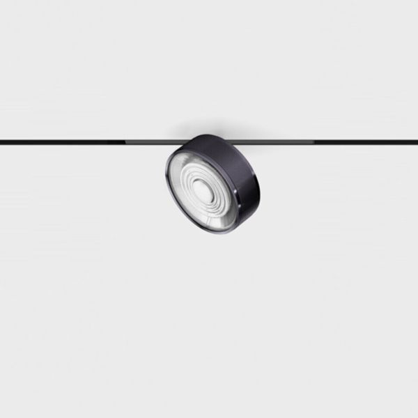 Lampa szynowa magnetyczna LTX 14.7526.7.930.DALI.BK + SOL M RING GRAIN DIAMOND BLACK Micro_line Sol Mini