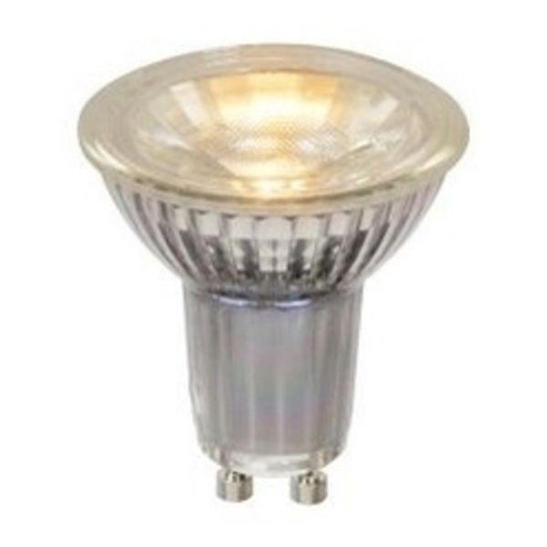 Żarówka ledowa  kompatybilna ze ściemniaczem Lucide 49007/05/60 moc 5W z serii Led bulb. Rozmiar — MR16 z gwintem GU10, temperatura barwowa — 2700K