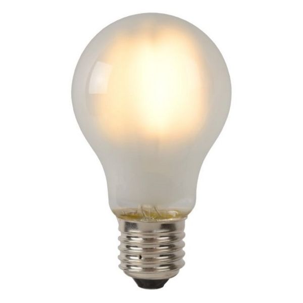 Żarówka ledowa  kompatybilna ze ściemniaczem Lucide 49020/05/67 moc 5W z serii Led bulb. Rozmiar — A60 z gwintem E27, temperatura barwowa — 2700K