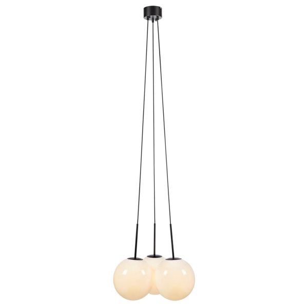 Lampa wisząca Markslojd 108418 Dione Pendant Round 3l White/black