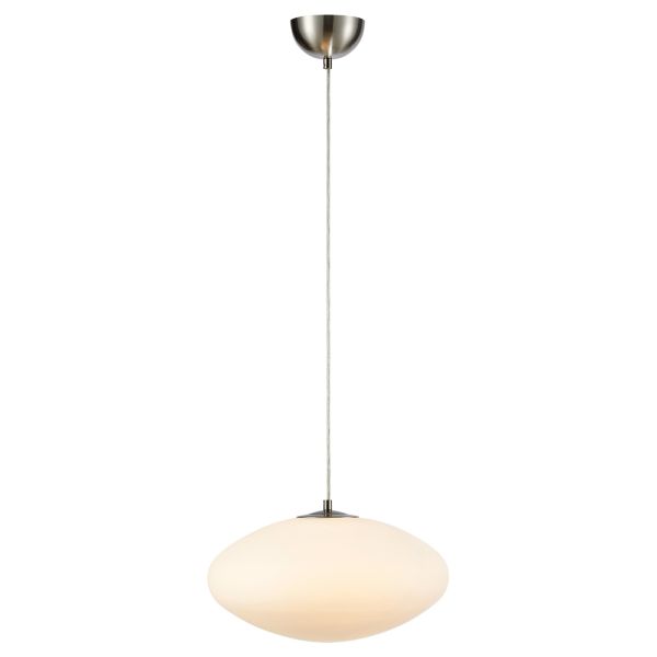 Lampa wisząca Markslojd 108437 Locus Pendant 1l White/steel