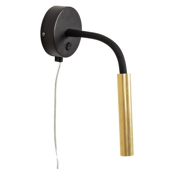 Kinkiet Markslojd 108502 Jolie Wall 1l RaW Brass/black