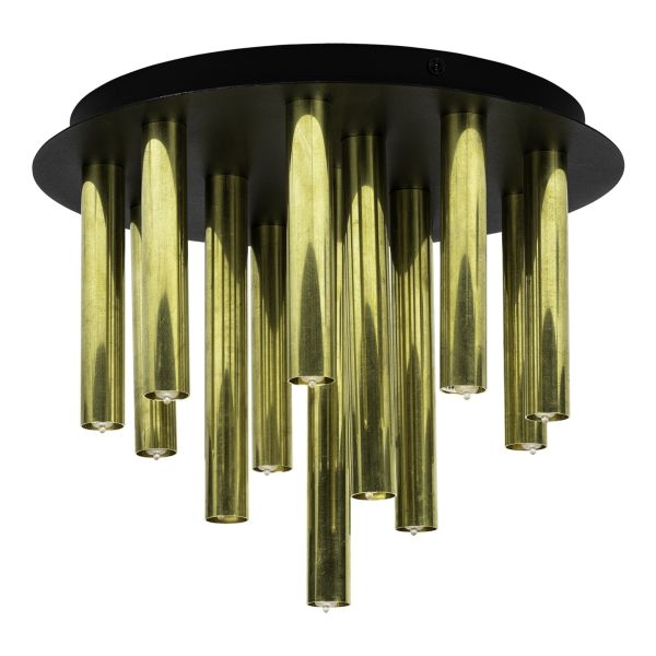 Люстра Markslojd 108504 Gocce Ceiling 13l RaW Brass/black