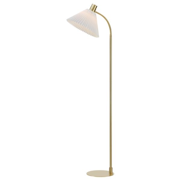 Торшер Markslojd 108569 Mira Floor 1l Brushed Brass/white