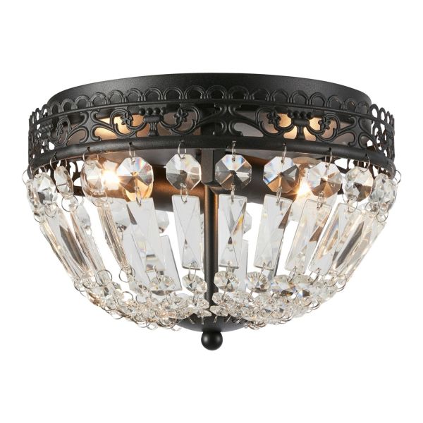 Żyrandol Markslojd 108598 Etienne Ceiling 2l Black/mc Ip21