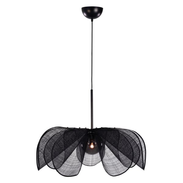 Люстра Markslojd 108662 Styrka Pendant 1l 75cm Black/smoke