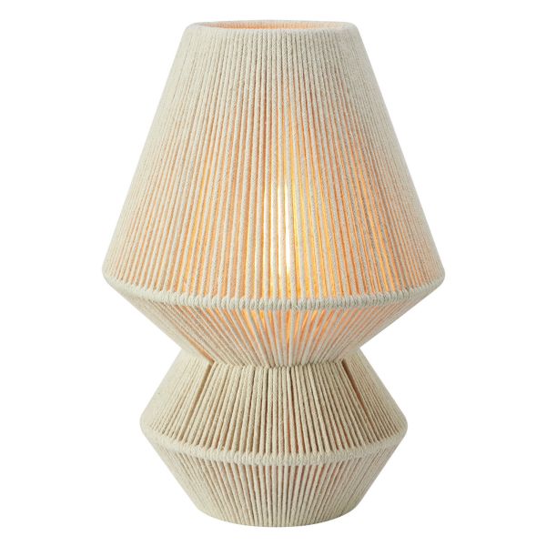 Lampa stołowa Markslojd 108821 RAZZO Table 1L 34cm Beige