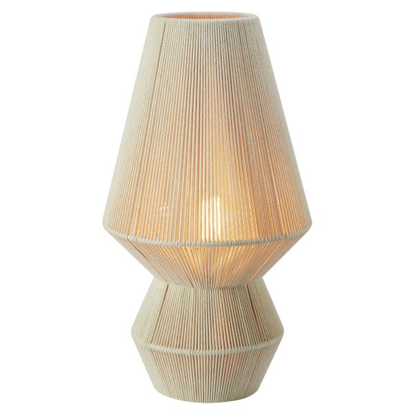 Lampa stołowa Markslojd 108822 RAZZO Table 1L 54cm Beige