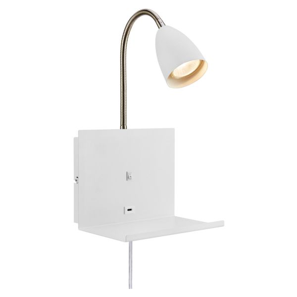 Kinkiet Markslojd 108856 CUARTO Wall 1L White