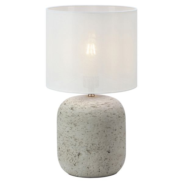 Настільна лампа Markslojd 108862 MONTAGNA Table 1L 45cm Grey/Offwhite