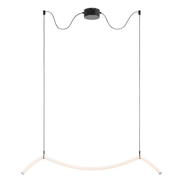 Lampa wisząca Markslojd 108873 MELT Pendant LED White/Black