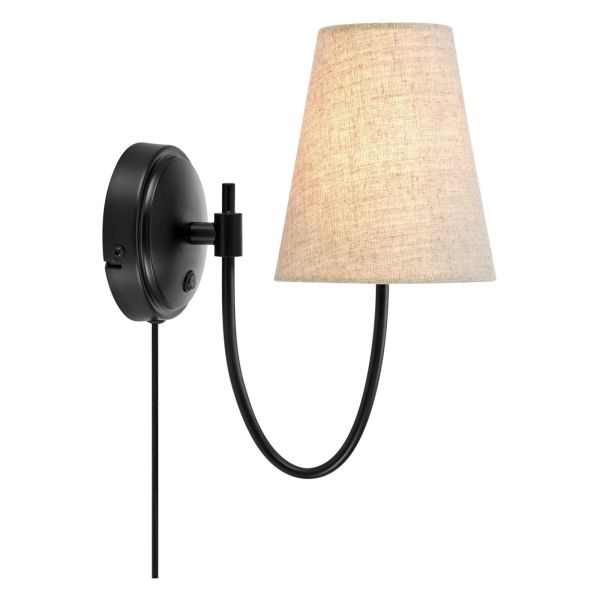 Kinkiet Markslojd 108907 AMAR Wall Beige/Black