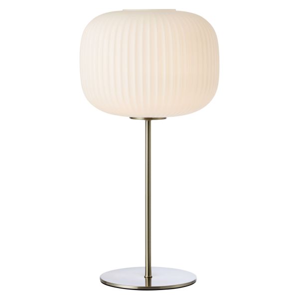 Настільна лампа Markslojd 109007 SOBER Table 1L White/Satin Nickel
