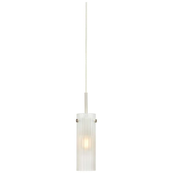 Lampa wisząca Markslojd 109014 TIBIA Pendant 1L Frosted/Satin Nickel